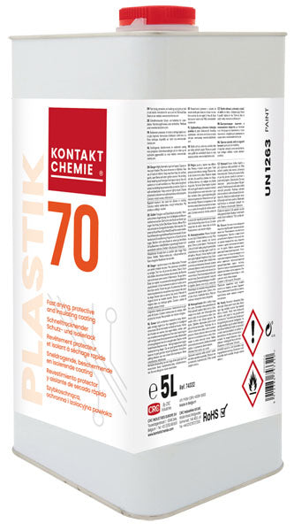 Kontakt Chemie Plastik 70 Klarlack – 12er-Pack, 200 ml – für Kunststoff