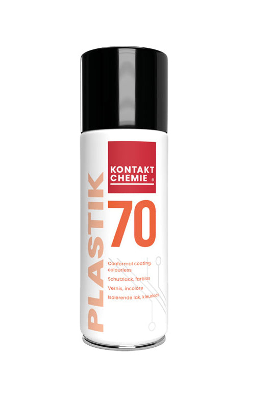 Kontakt Chemie Plastik 70 Klarlack – 12er-Pack, 200 ml – für Kunststoff