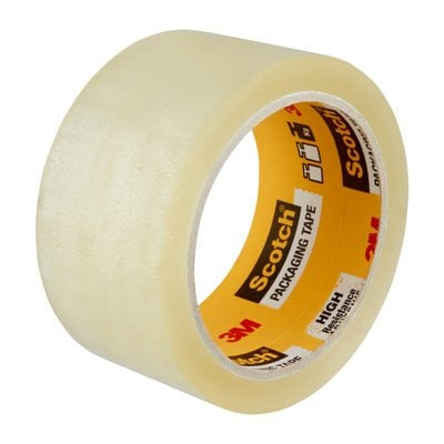 Scotch Verpackungsklebeband, transparent, extra stark – 50 mm × 50 m – 1 Stück