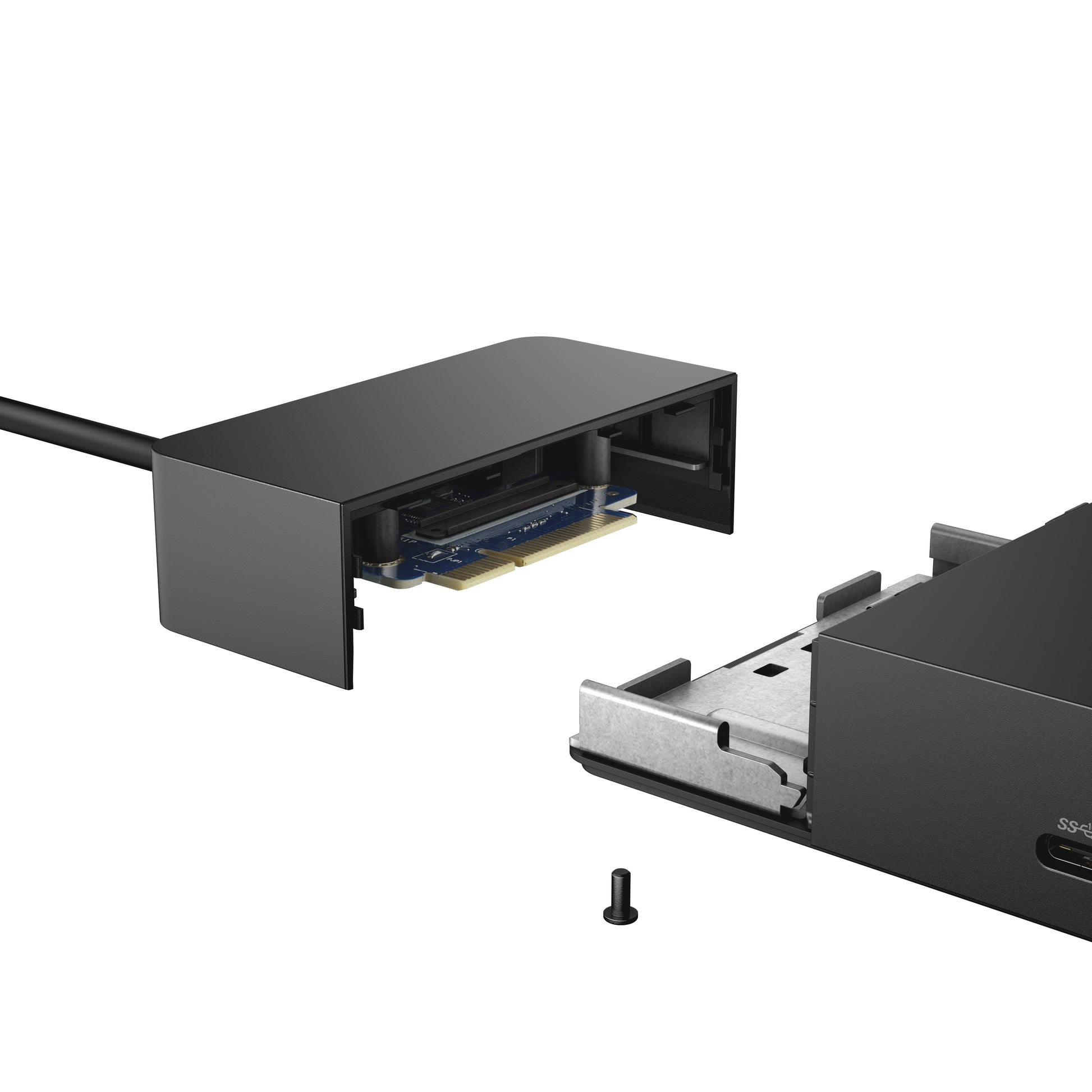DELL WD19 Dockingstation – USB-C, 2× DP, 1× HDMI, 3× USB-A, 2× USB-C, 130 W PD, GbE, 3,5 mm Audio