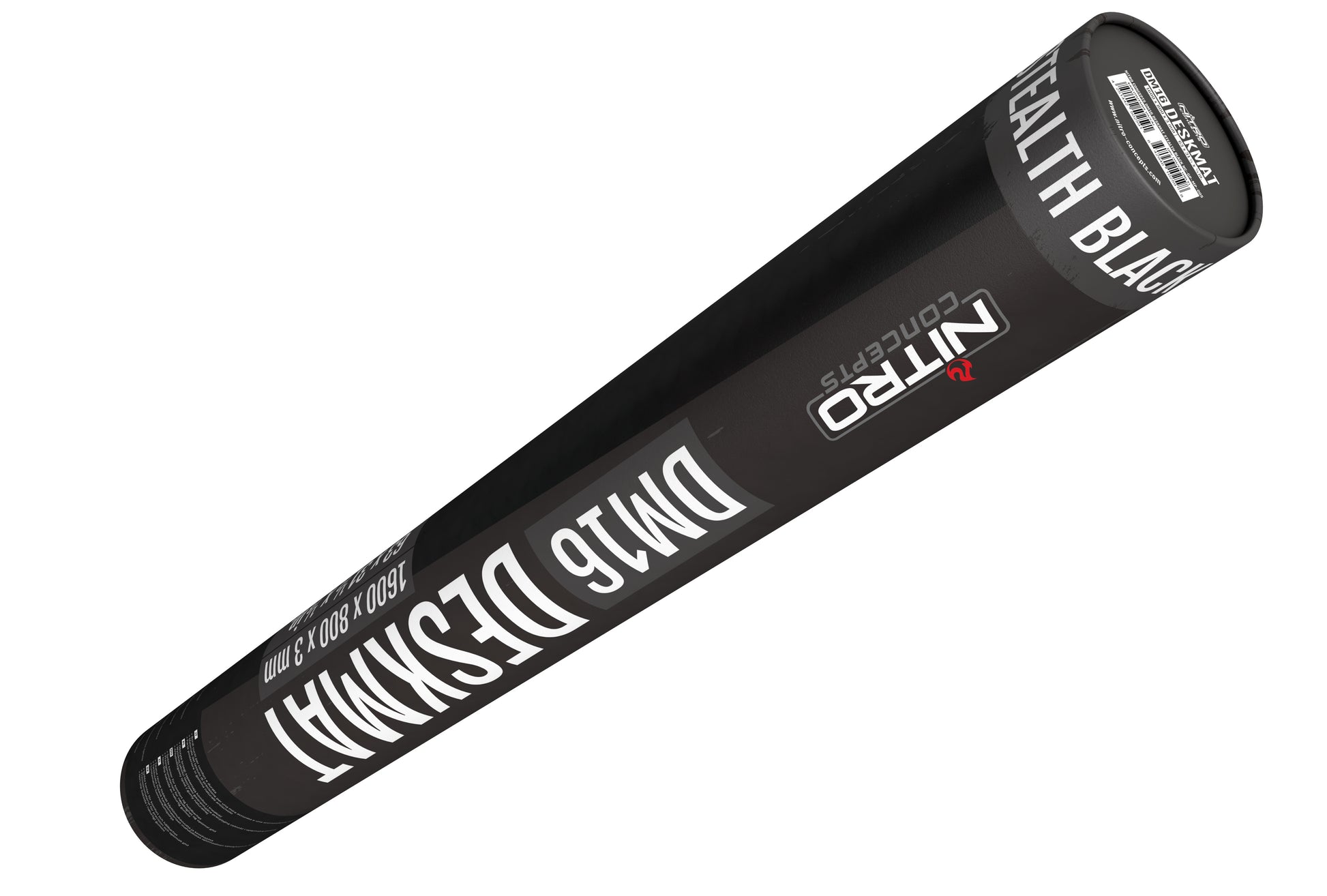 Nitro Concepts Gaming-Mauspad DM16 – 1'600 × 800 mm, Stoff, Gummi, gestickte Kanten, Schwarz