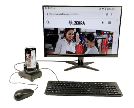 Zebra Display-/Workstation-Dock, HDMI, Ethernet, USB-A, mit Netzteil – für TC5X