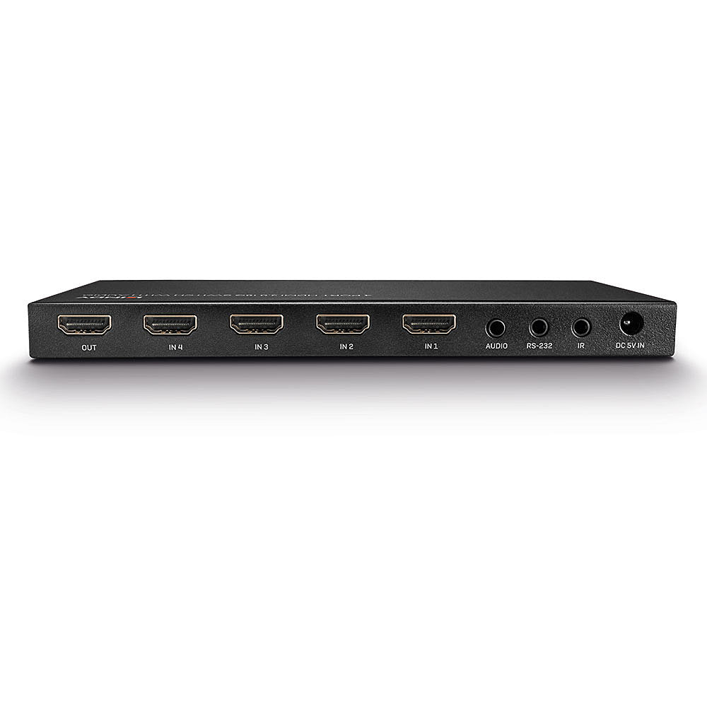 Lindy HDMI-Switch, 4×1, HDMI 2.0, 18 Gbit/s, Audio