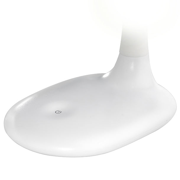 Unilux Tischleuchte Lucy – LED 6 W, 500 lm, 3200–5200 K, flexibler Arm – Weiss