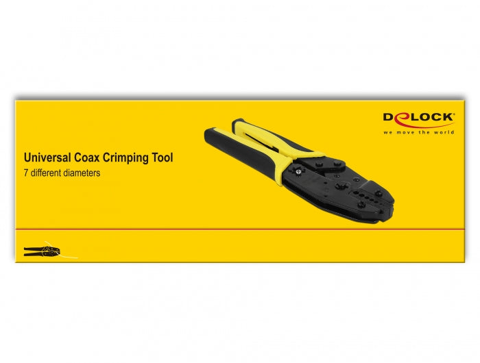 Delock – Crimpzange, 1,73–4,75 mm, 1-teilig, für RG-Kabel – 90296