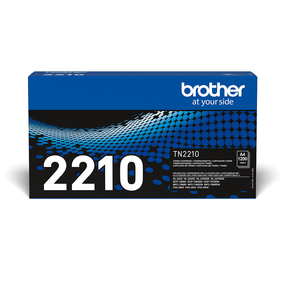 Brother TN-2210 Schwarz Toner – Original – 1'200 Seiten – für Brother HL-2240/HL-2240D/HL-2250DN und andere