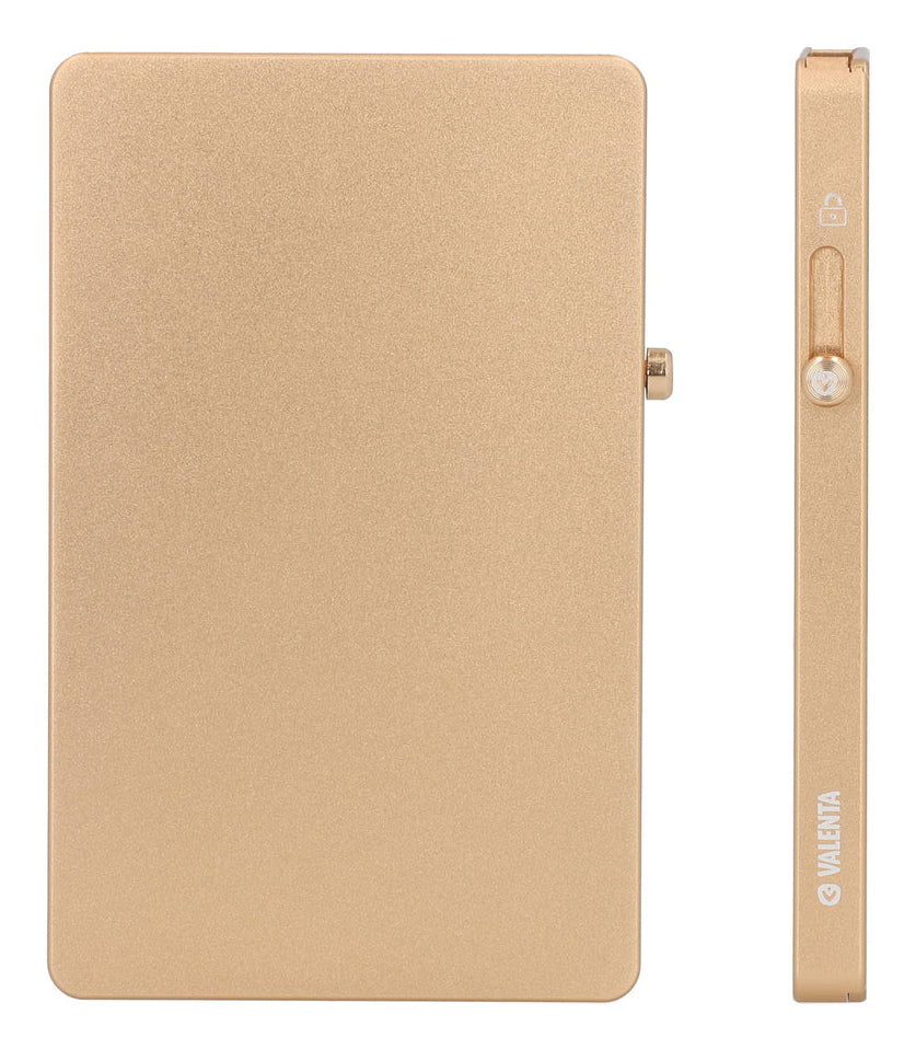 Valenta Halterung – für MagSafe, 66 × 7,1 × 100 mm, Metall, Gold