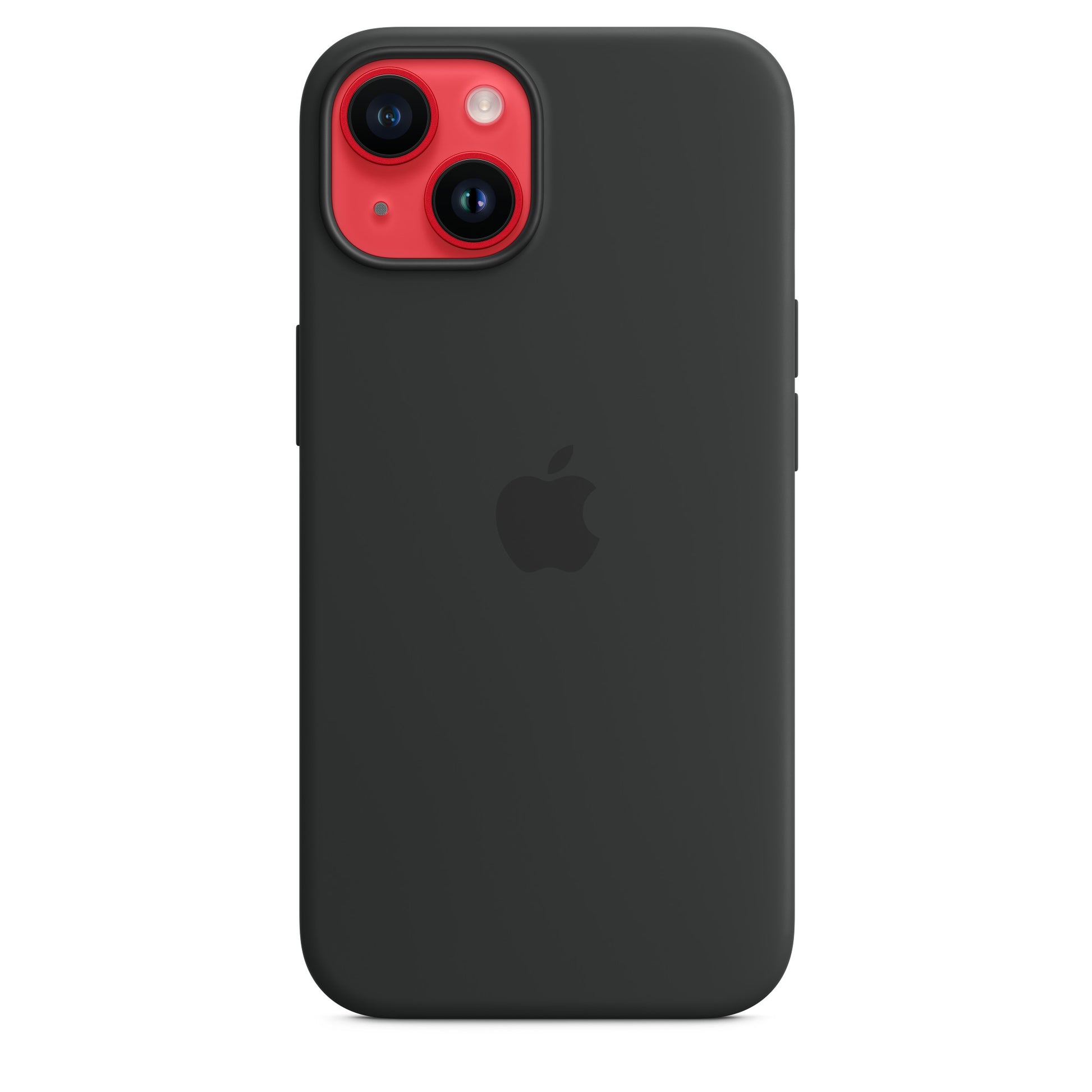 Apple Backcover – für Apple iPhone 14, MagSafe, Mikrofaser+Silikon, Schwarz