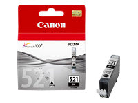 Canon Tintenpatrone CLI-521BK, Schwarz, 1'250 Seiten – für CLI-521