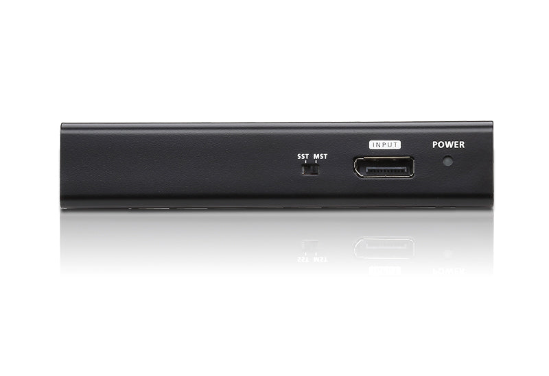 ATEN DisplayPort-Splitter – 4K UHD, 4× DisplayPort, DC-Anschluss – Schwarz, Metall