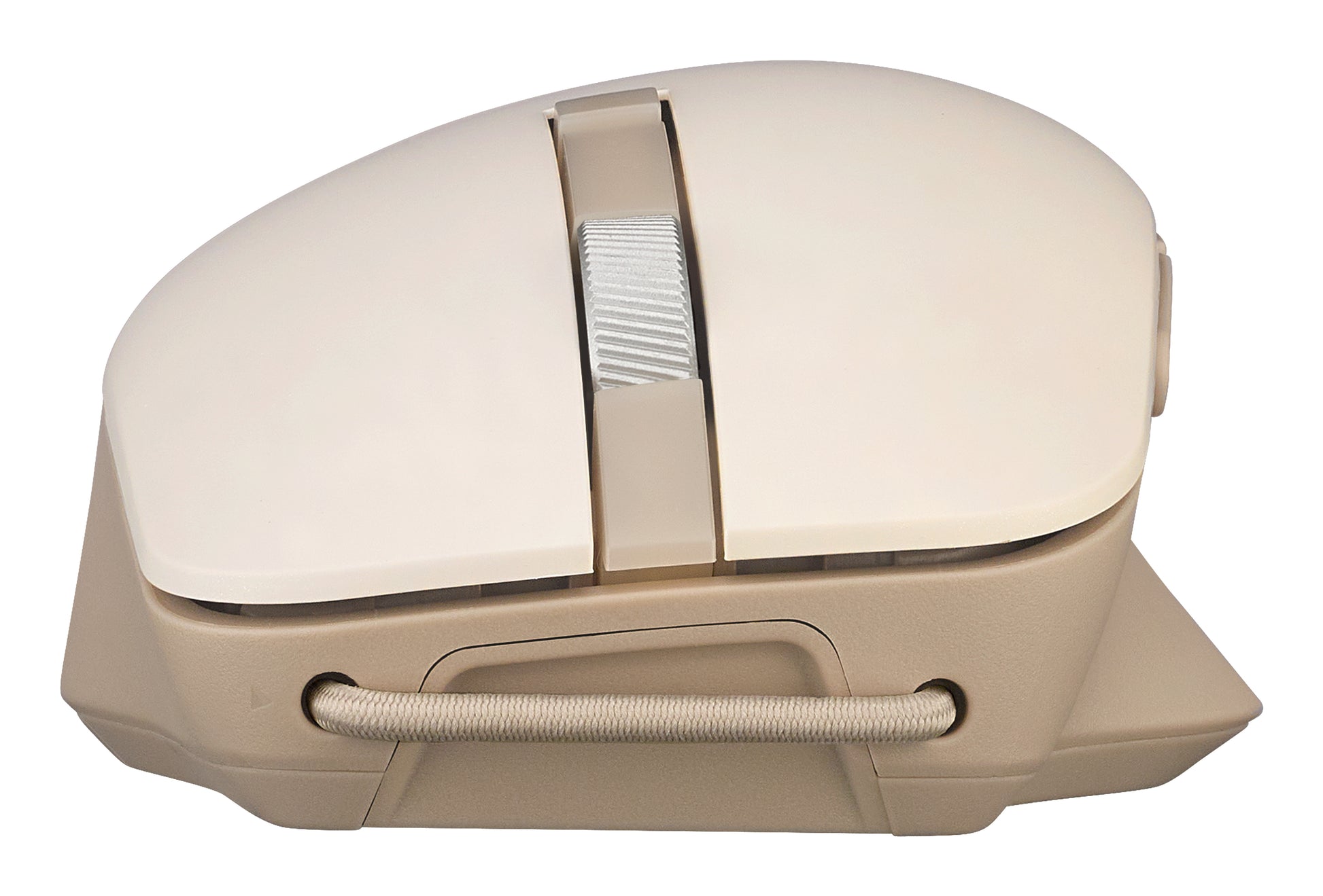 ASUS Smarto Md200 Silent Plus – Maus – Kabellos (Bluetooth/2,4 GHz), 4200 DPI, beidhändig, Beige