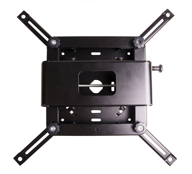 B-Tech SYSTEM 2 - Heavy Duty – Beamer Deckenhalterung, H 103,3 cm, 70 kg, schwenk-/neigbar, schwarz