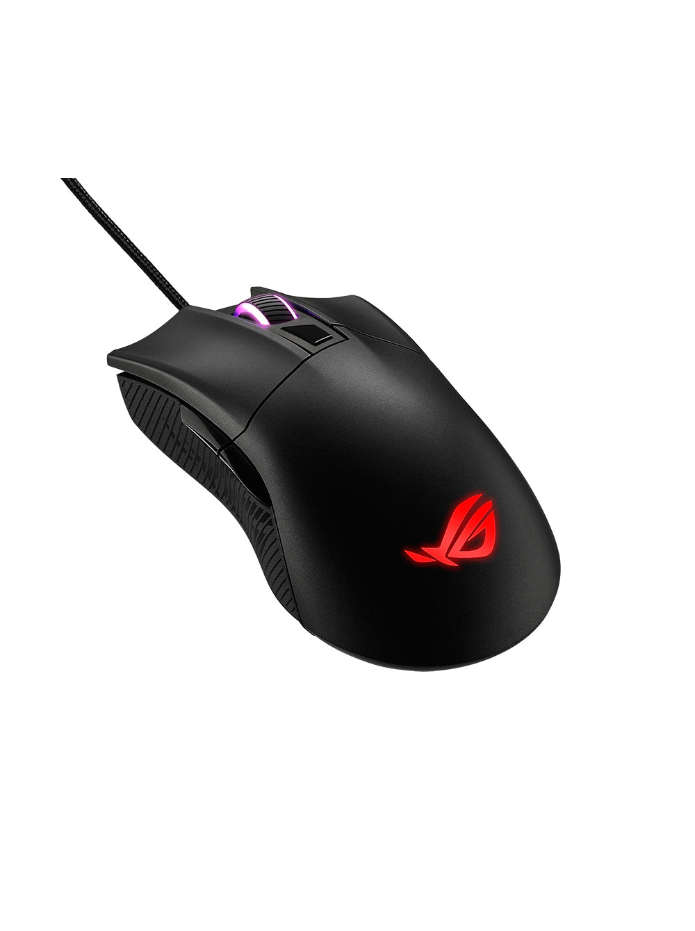 ASUS ROG Gladius II Core – Gaming-Maus – Kabelgebunden (USB-A), 6200 DPI, Rechts, Schwarz