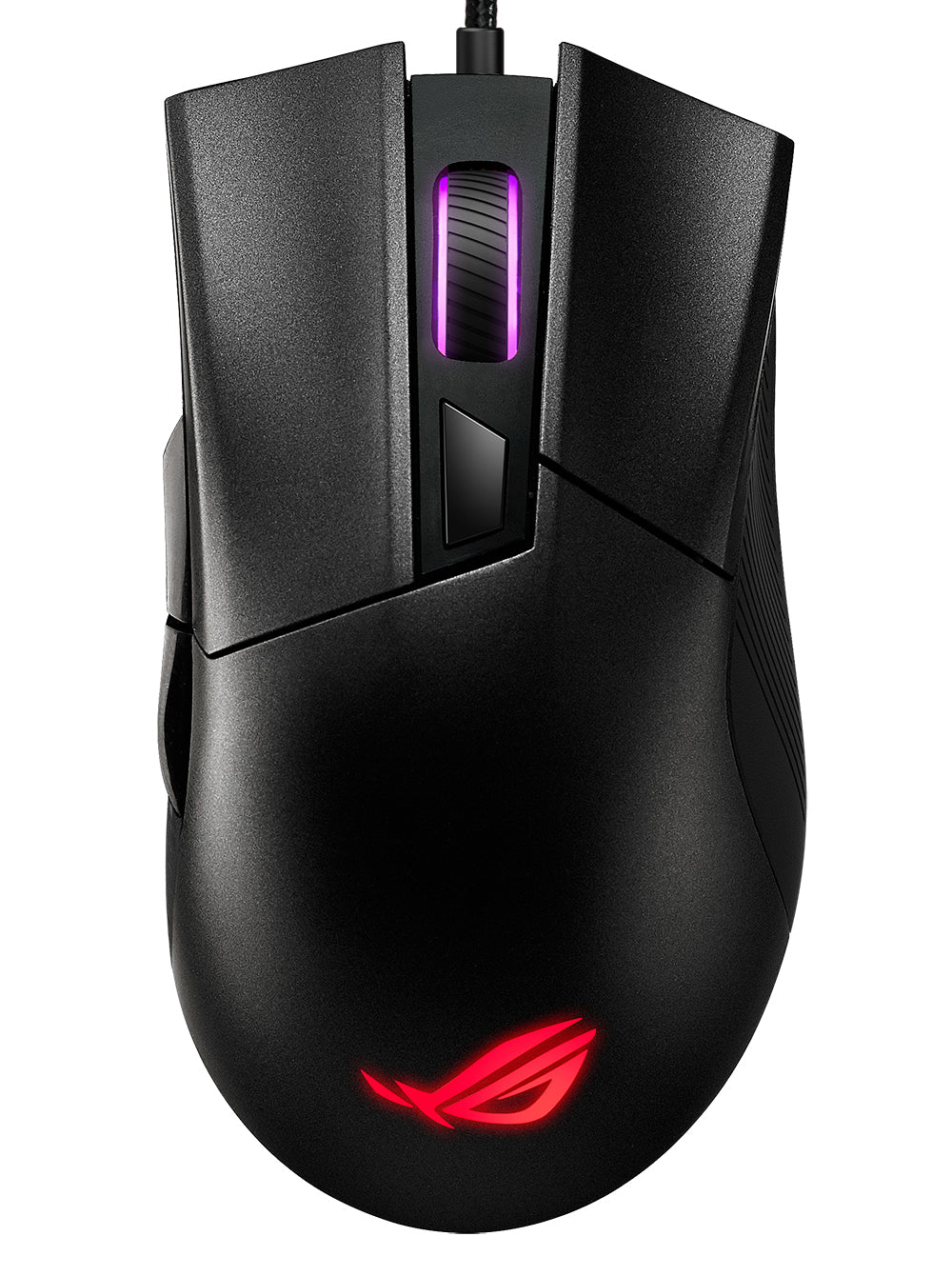 ASUS ROG Gladius II Core – Gaming-Maus – Kabelgebunden (USB-A), 6200 DPI, Rechts, Schwarz