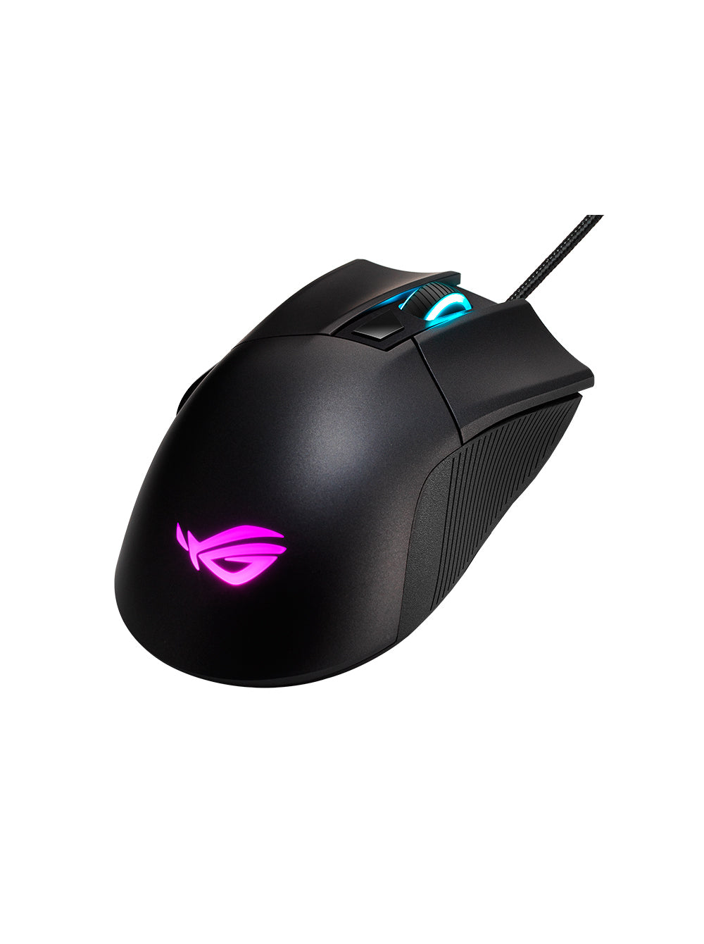 ASUS ROG Gladius II Core – Gaming-Maus – Kabelgebunden (USB-A), 6200 DPI, Rechts, Schwarz