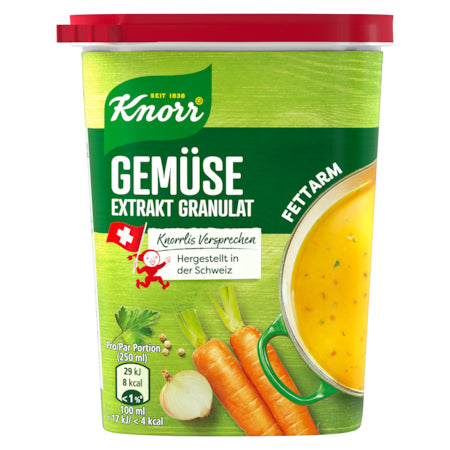 Knorr Gemüsebouillon fettarm Granulat – 250 g