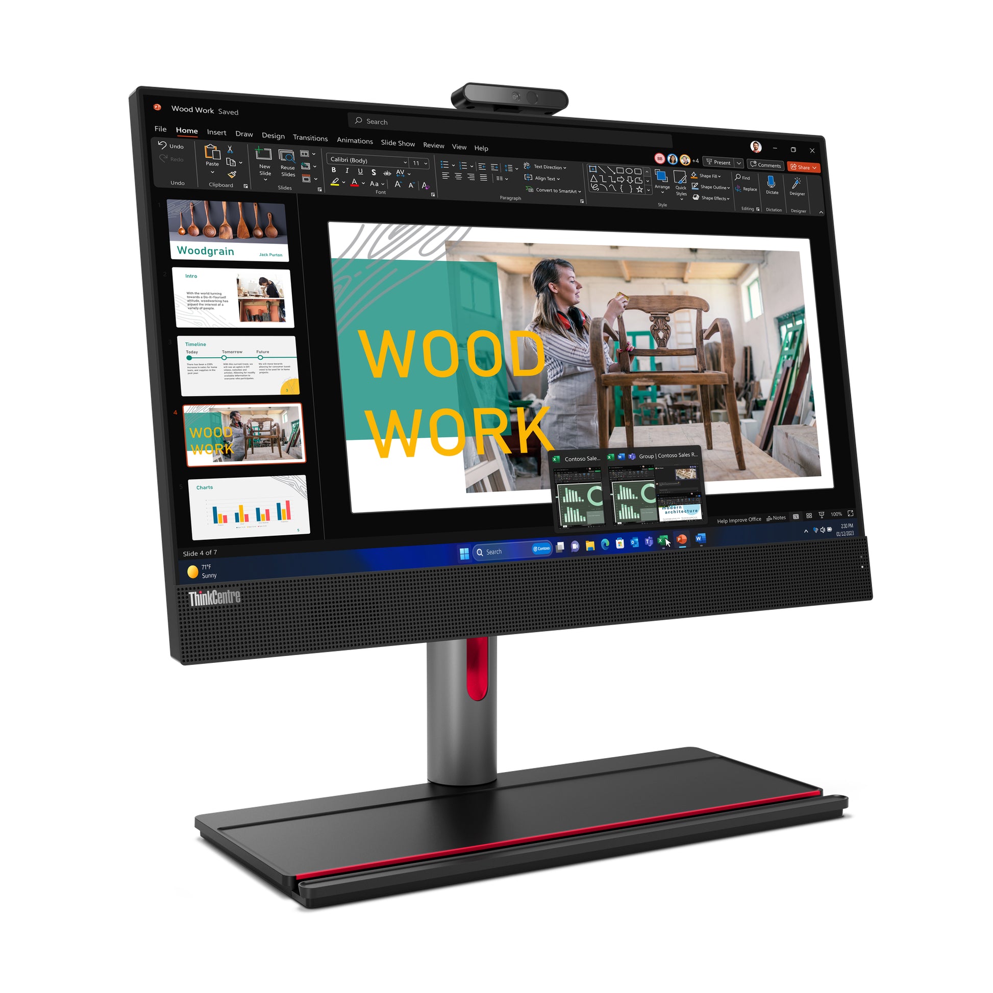 Lenovo ThinkCentre M90a Gen 5 All-in-One-PC – Windows 11 Pro, Schweiz