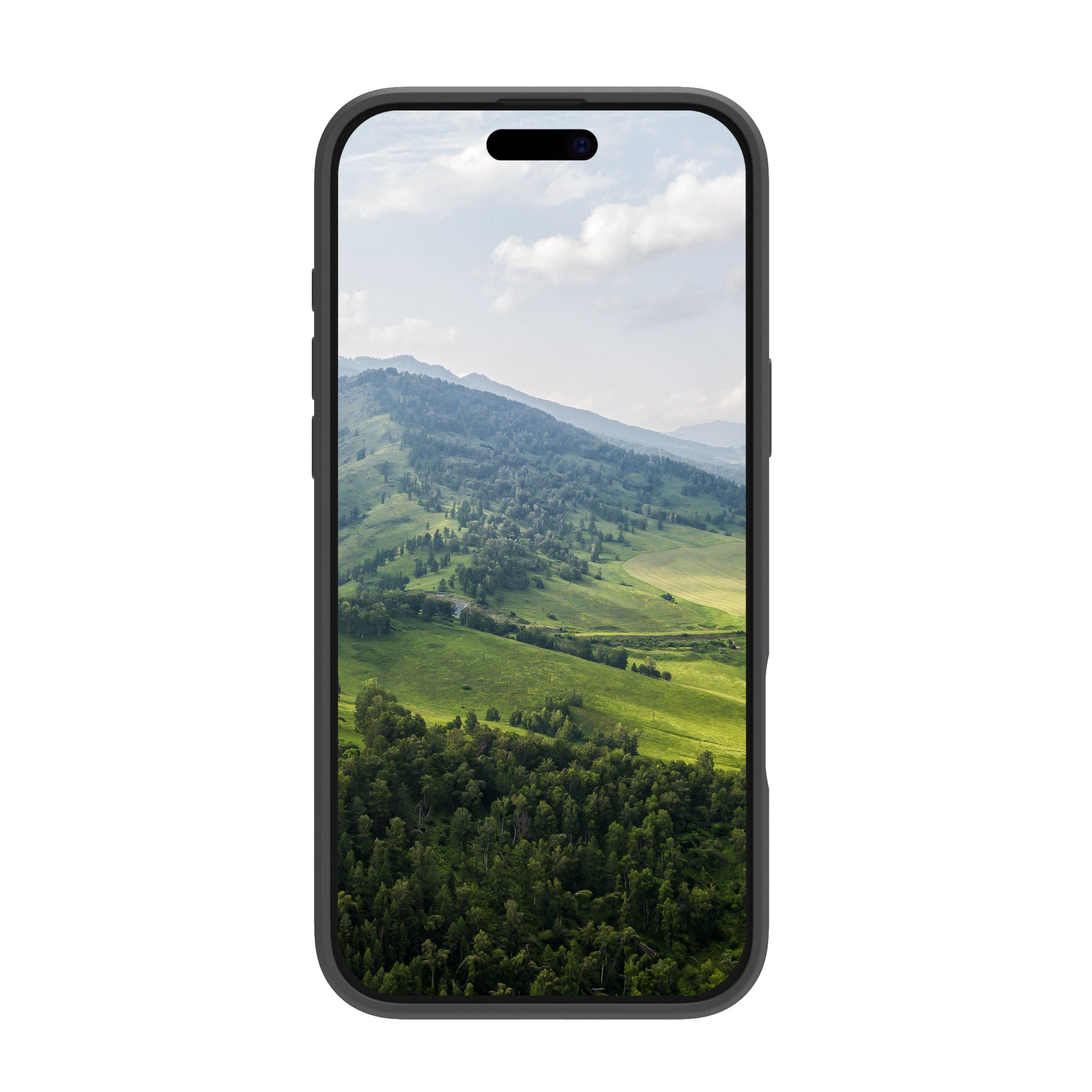 dbramante1928 Greenland Pro MS Rückcover – für Apple iPhone 16 Pro, Recycling-Kunststoff, Night Black