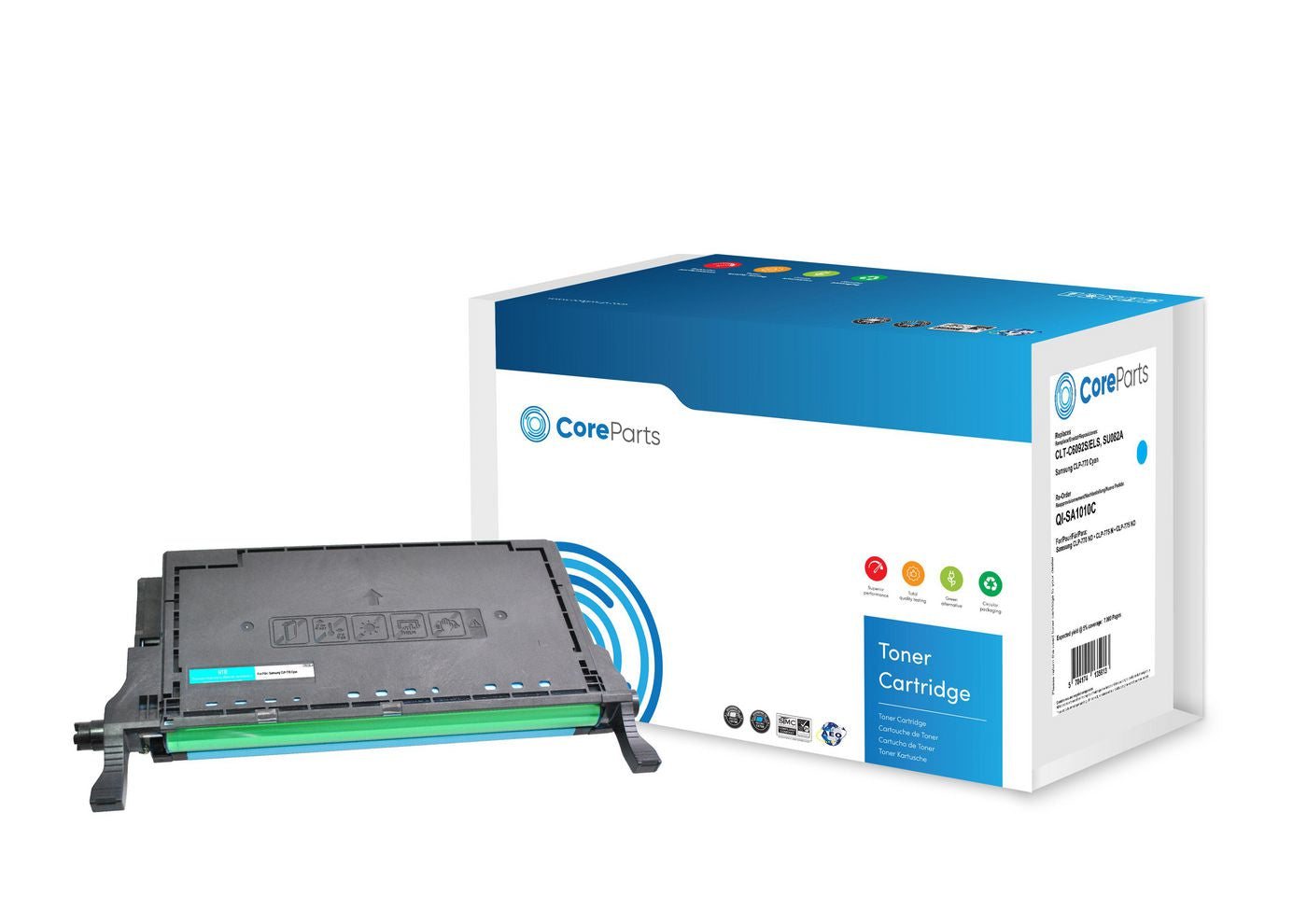 CoreParts Toner CLT-C6092S/ELS – Cyan, 7000 Seiten – für Samsung CLP-770-Serie