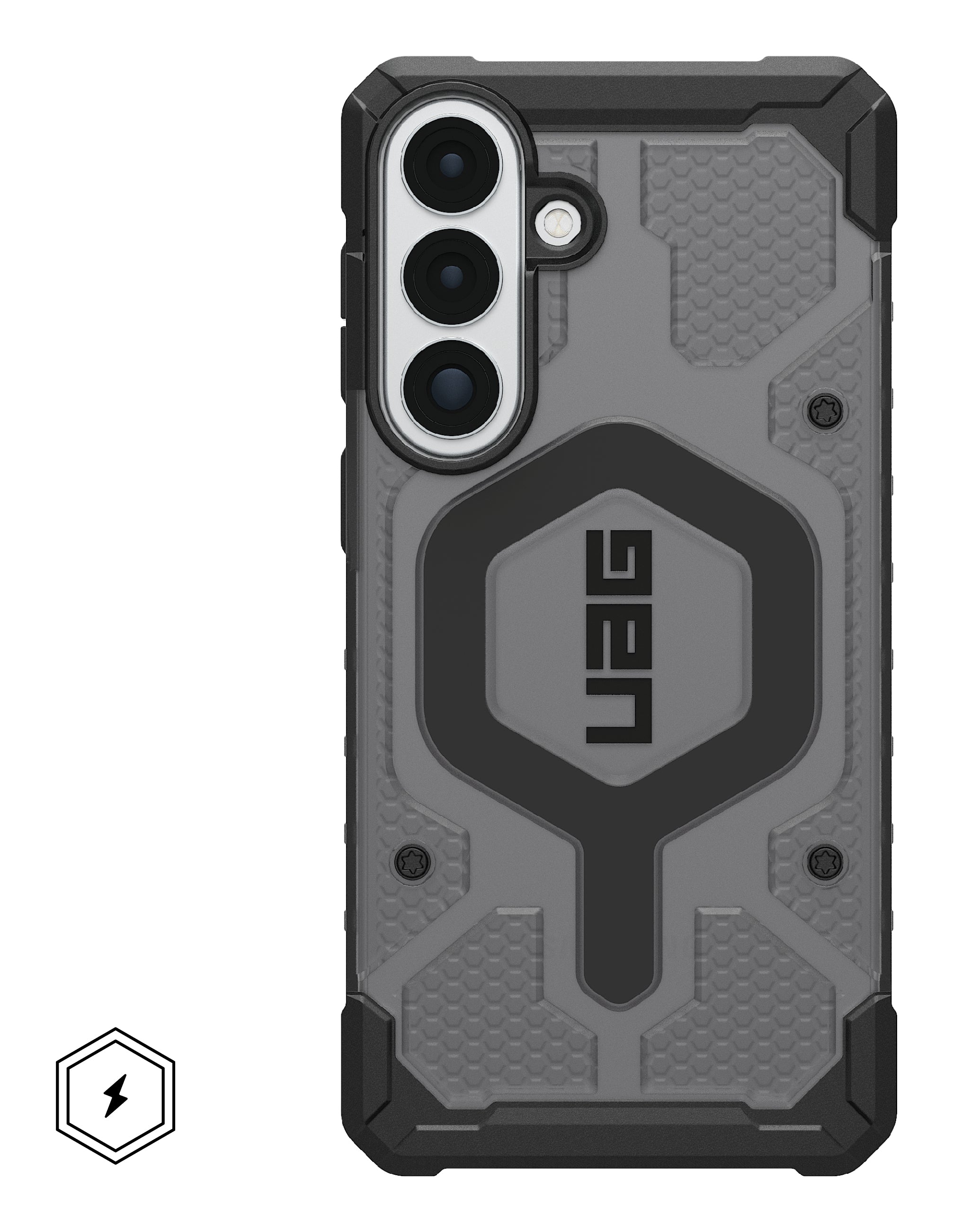 Urban Armor Gear UAG Pathfinder Backcover – für Samsung Galaxy S26+ – MagSafe, PC, Schwarz/Transparent