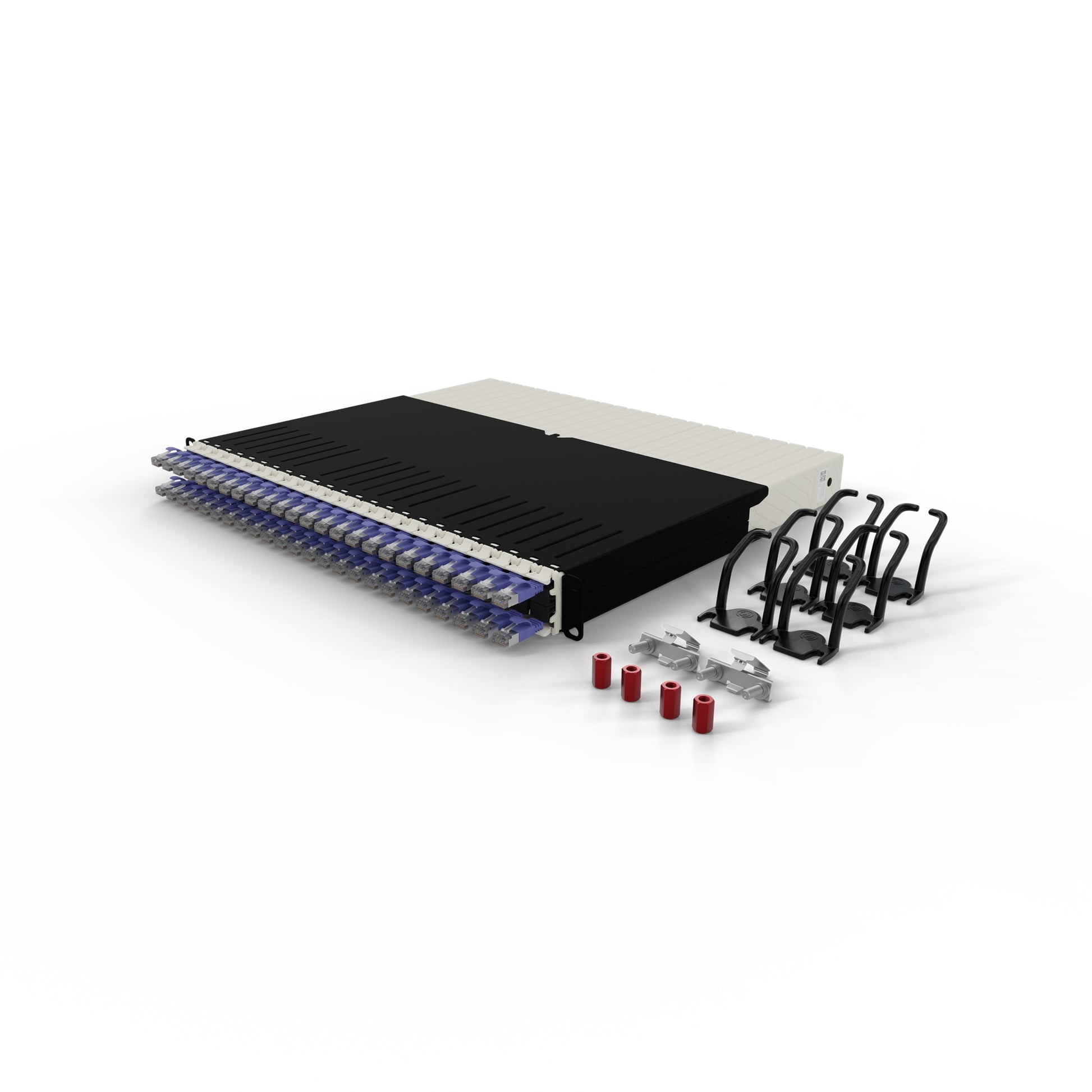 Patchbox Netzwerkkabel – Violett, geschirmt