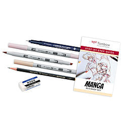Tombow Starter Kit Handlettering Manga – 3 ABT Pro Dual Brush Pens