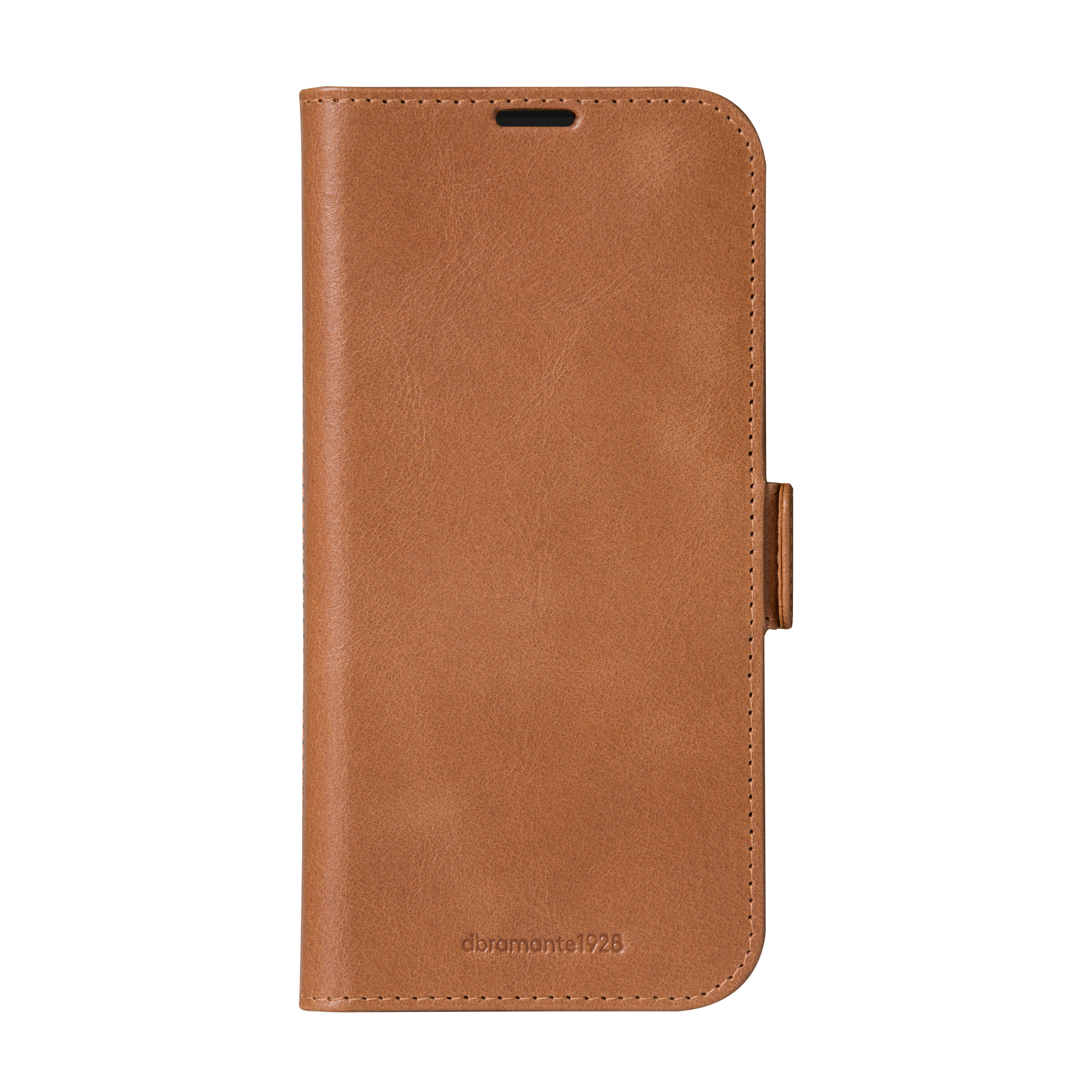 dbramante1928 Copenhagen – Folio – für Apple iPhone 16 Pro Max, mit Ständer, 3 Kartenfächer, Leder, Braun