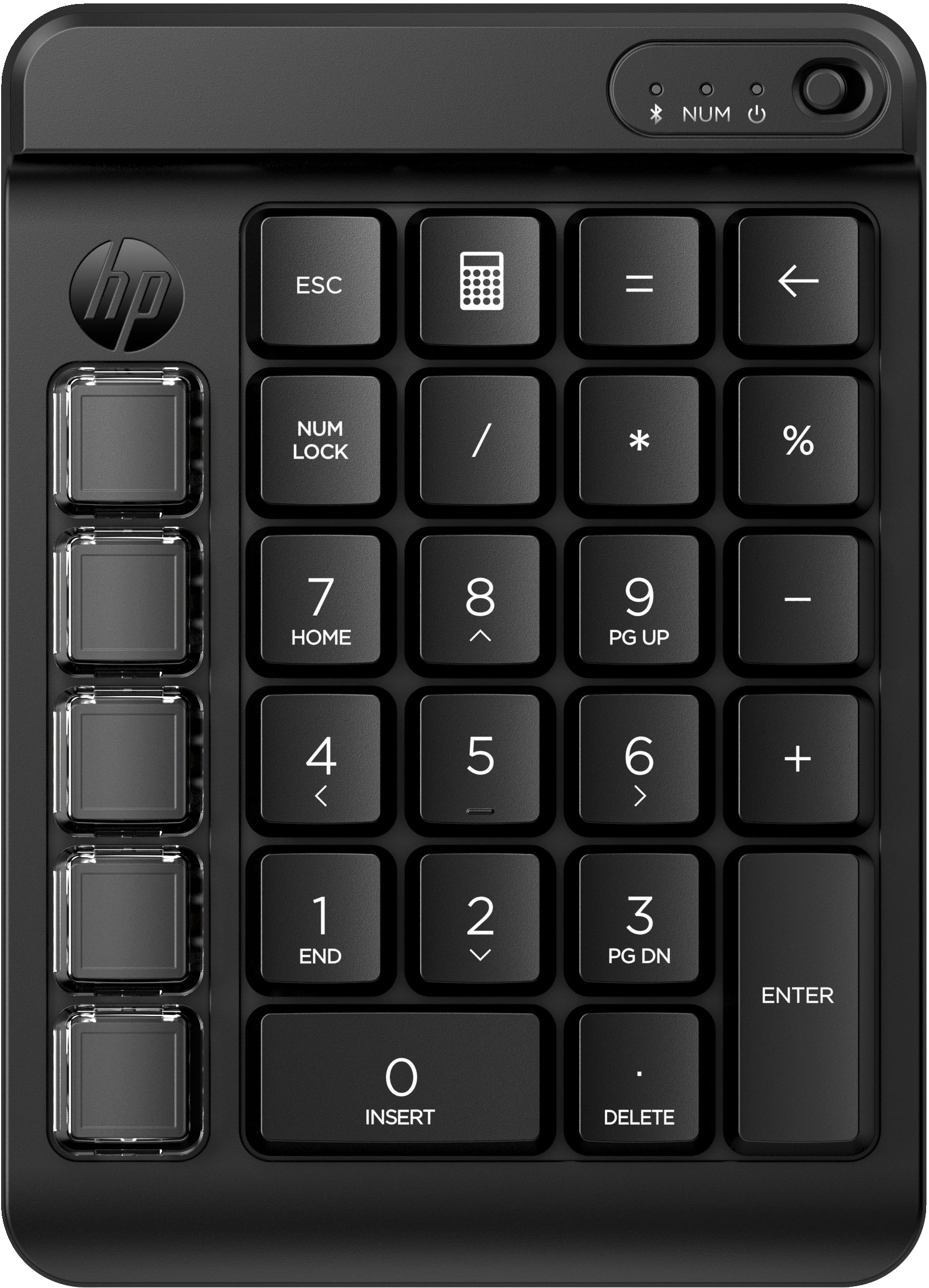 HP 435 Programmierbares Wireless – Tastenfeld-Steuerpult – Mechanisch – Bluetooth 5.3 – Schwarz