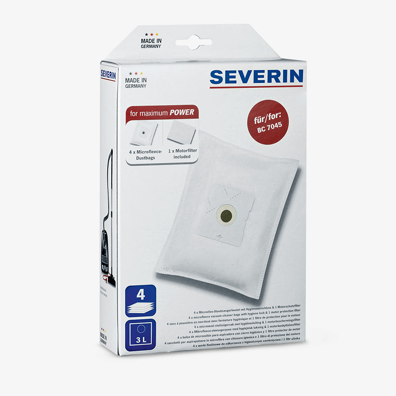 Severin Staubbeutel SB 7218 – 4 Stk. – für BC 7045, BC 7047