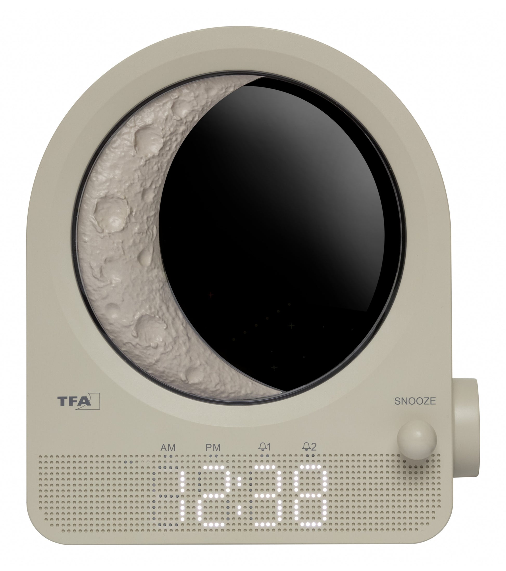 TFA-Dostmann TFA Dostmann Lichtwecker – digital – 16,0 × 18,4 × 6,9 cm, hellgrau, USB, Schlummerfunktion