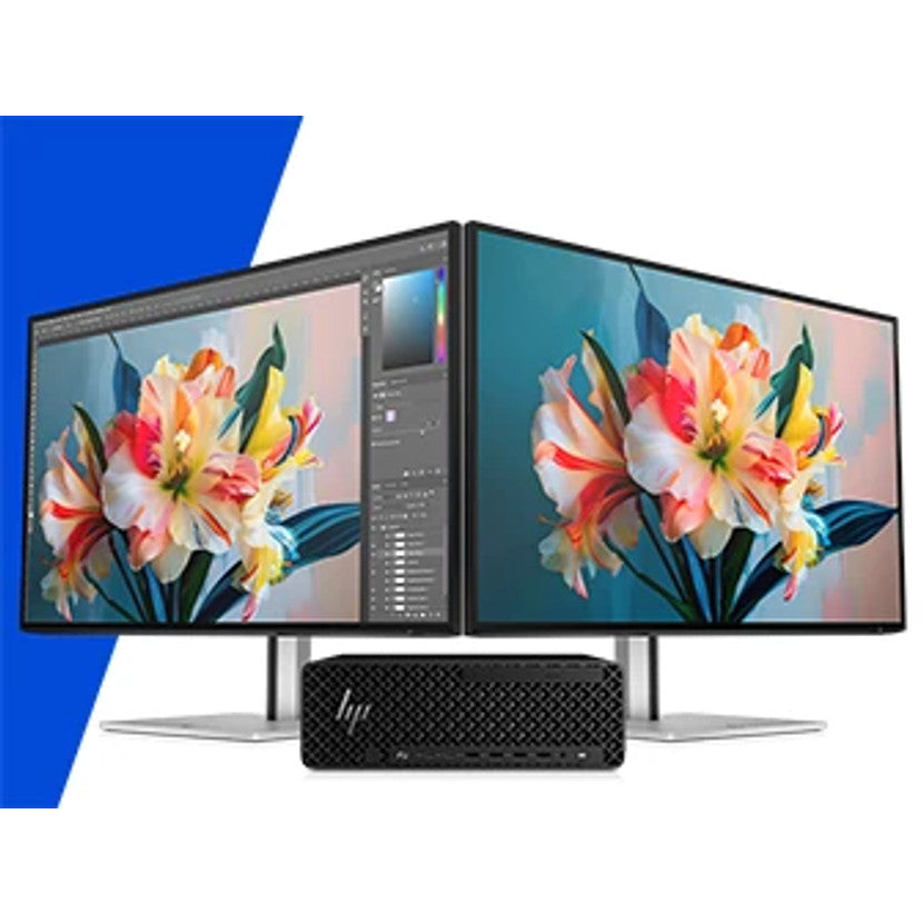 HP Z2 SFF – Intel Core Ultra 7 265K, 32 GB RAM, 1 TB SSD, NVIDIA RTX A400 4 GB, Windows 11 Pro
