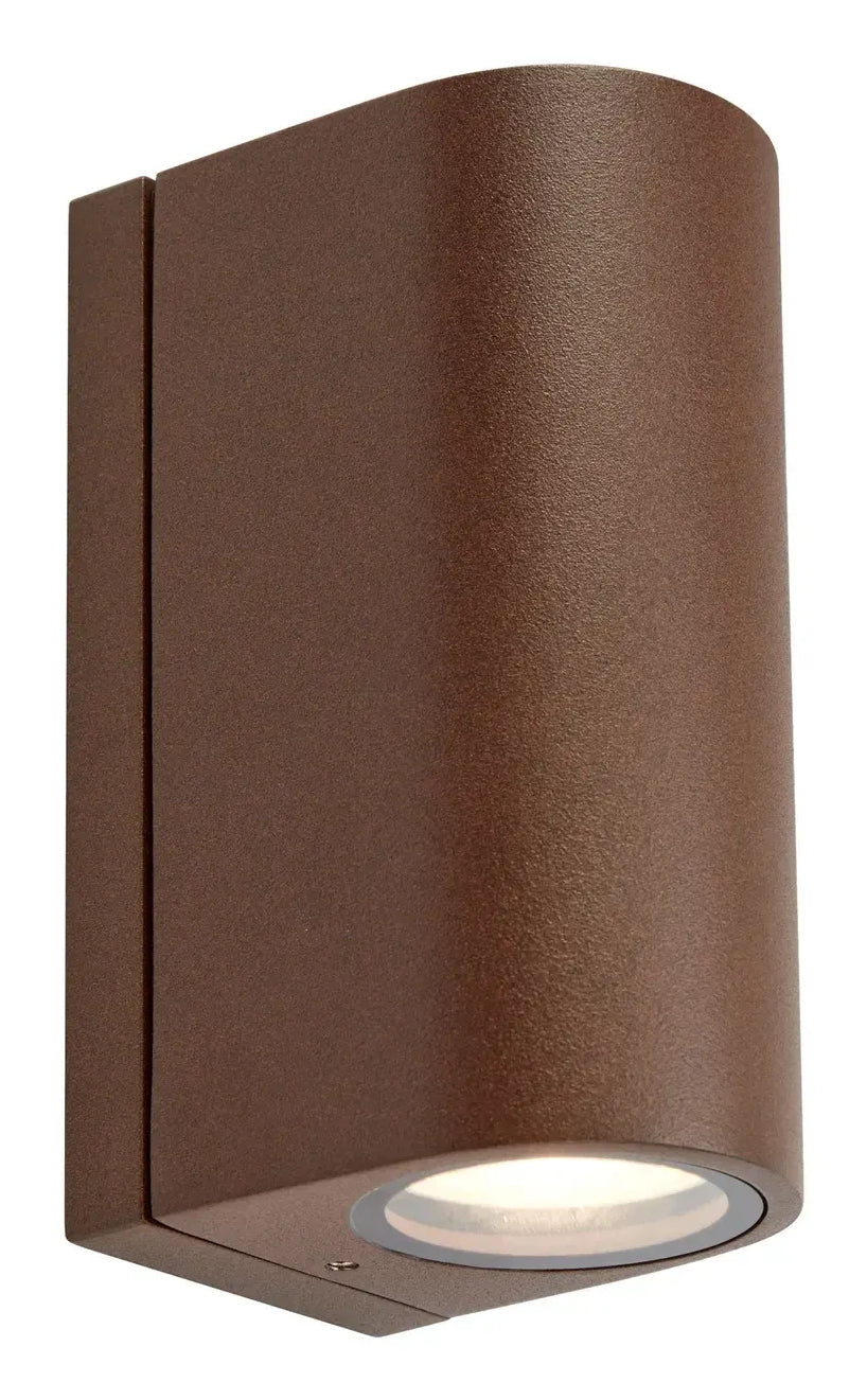 Markslöjd Aussenwandleuchte – 400 lm, 9,8 W, Warmweiss, 3000 K, IP65, Netzbetrieb, dimmbar, Braun, Aluminium