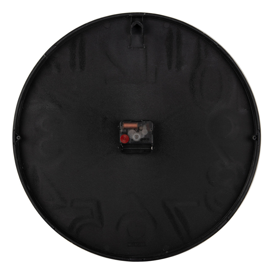 Karlsson Wanduhr Ayuno – Ø 40 cm, schwarz, Kunststoff