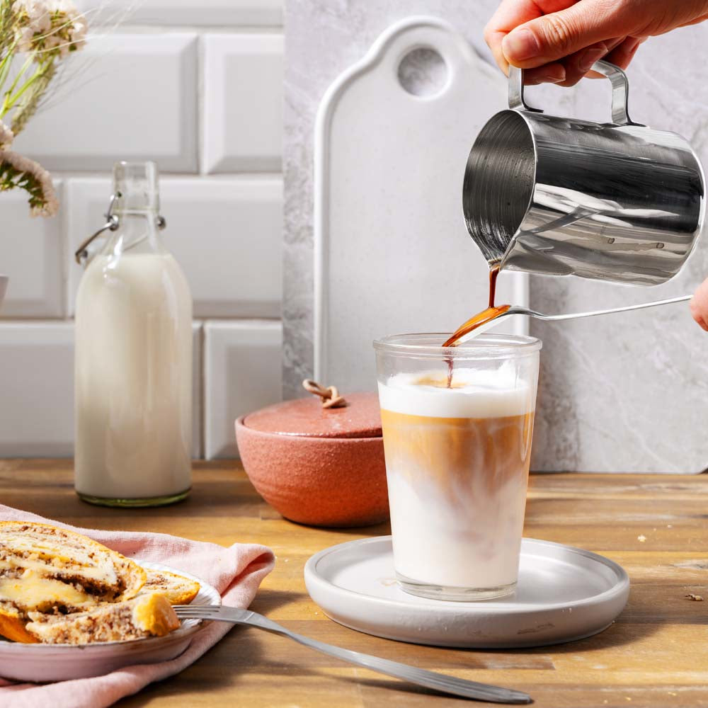 Gastroback Piccolo Pro M Espressomaschine (Siebträger) – für E.S.E., 20 bar, 1,3 l Wassertank, 0,7 l Milchtank