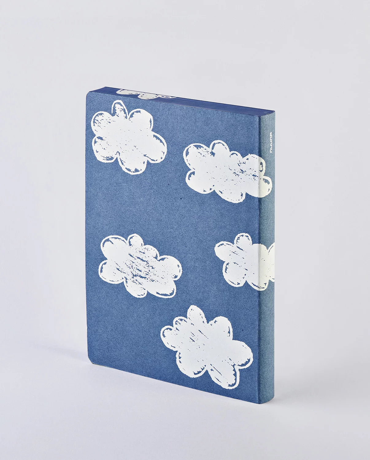 nuuna Notizbuch – 165 × 220 mm – punktiert – 256 Seiten – 120 g/m² – Softcover – blau/weiss