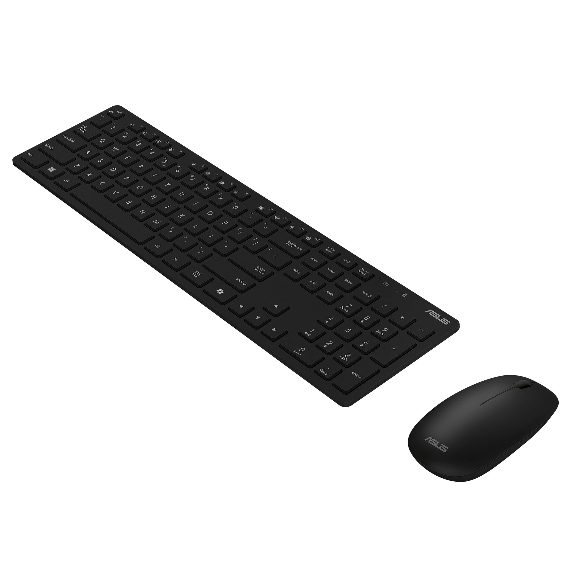 ASUS W5000 – Tastatur- und Maus-Set – 2,4 GHz (Empfänger enthalten) – Schwarz