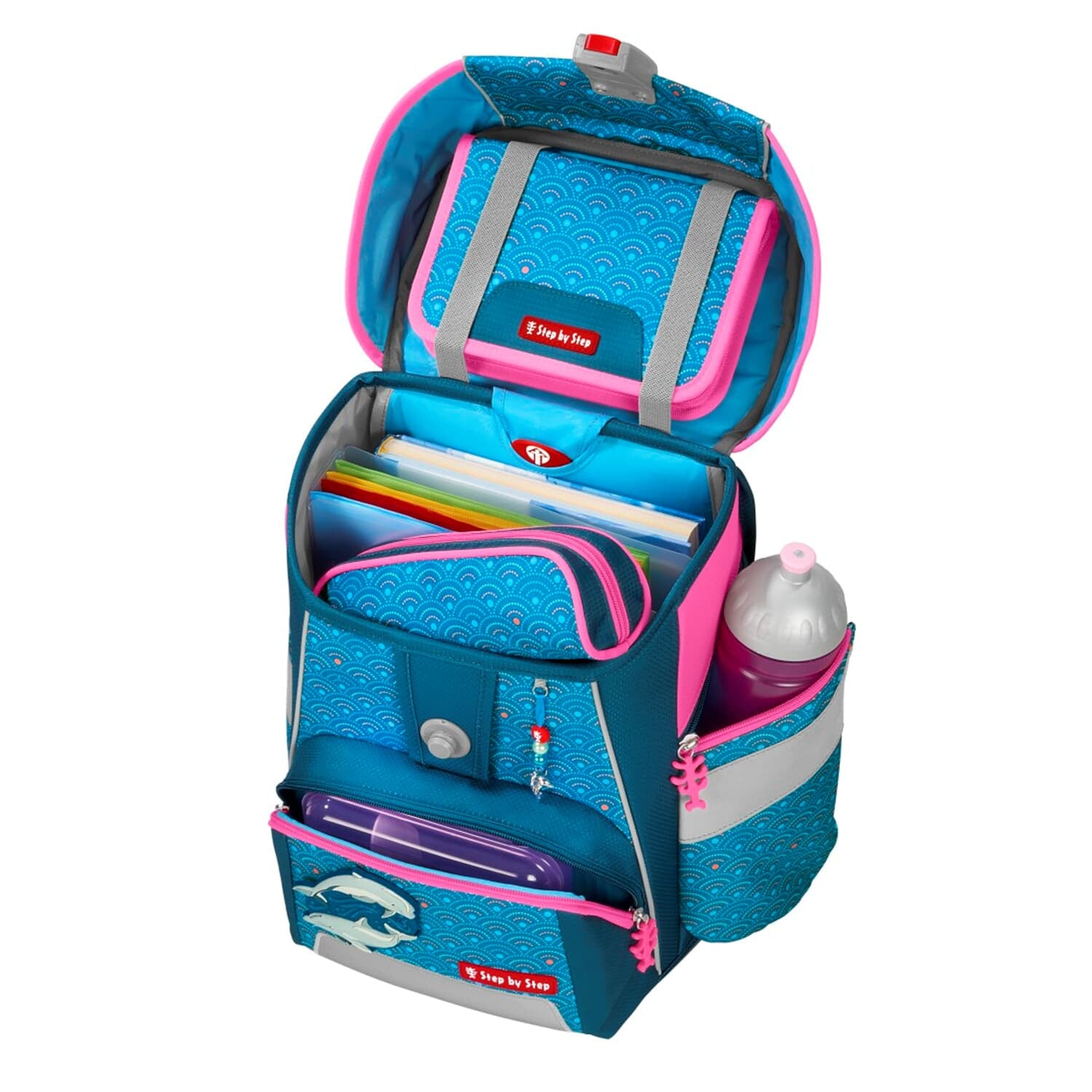 Step by Step Schulrucksack-Set Space – 5-teilig – Dolphin Pippa