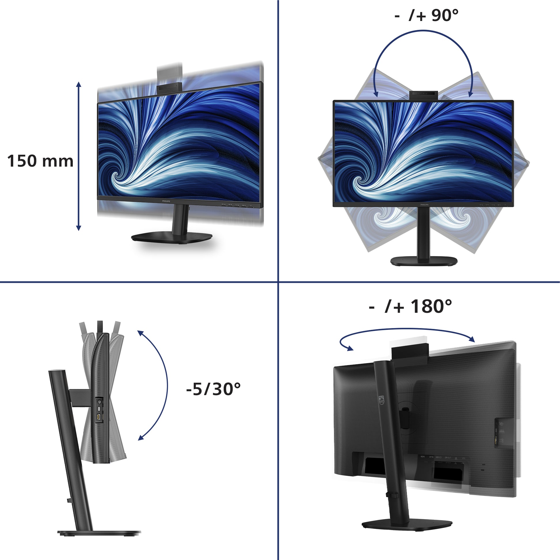 Philips 24B2U3301H/00 – 24", 1920 × 1080 (Full HD), 120 Hz