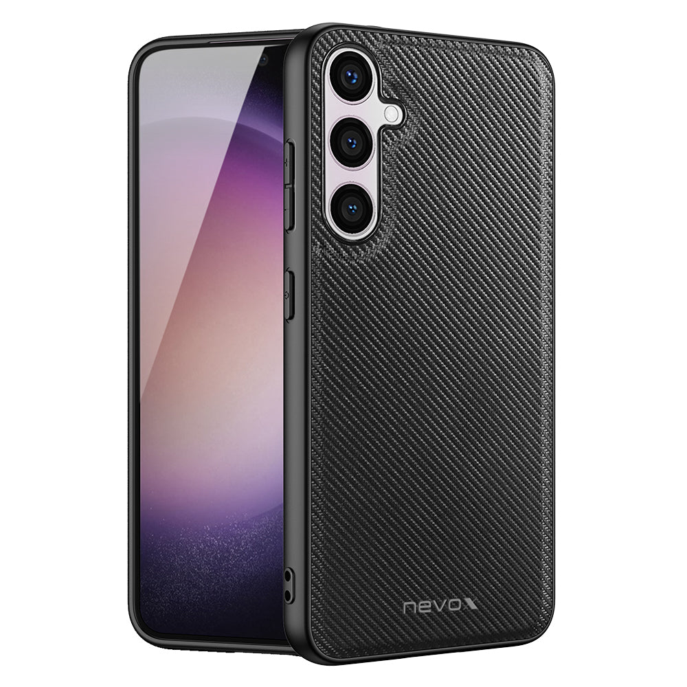 Nevox – Backcover StyleShell NYLO – für Samsung Galaxy S25+ – Karbonfaser – TPU/PC
