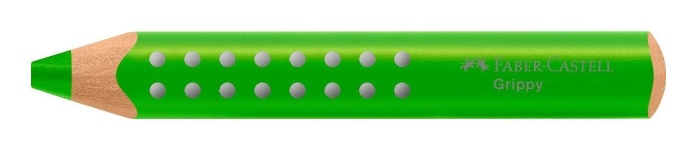 Faber-Castell Grippy Buntstift – Jumbo, Aquarell, Dreikant, Einzelstift Apfelgrün