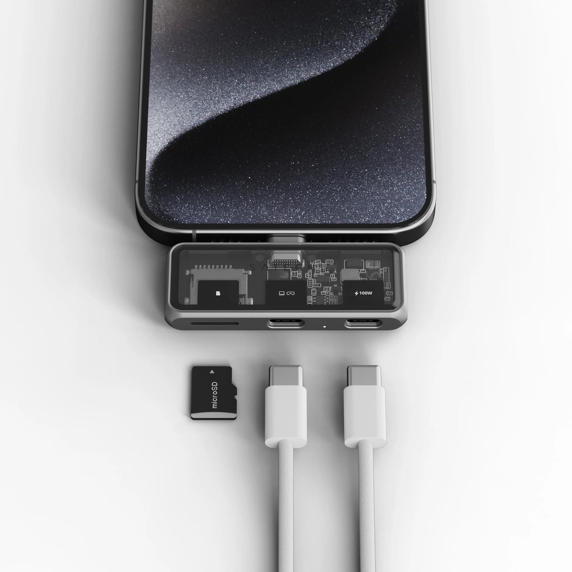 Satechi Dockingstation – USB-C, 100 W PD, microSD, für Windows/Mac/ChromeOS