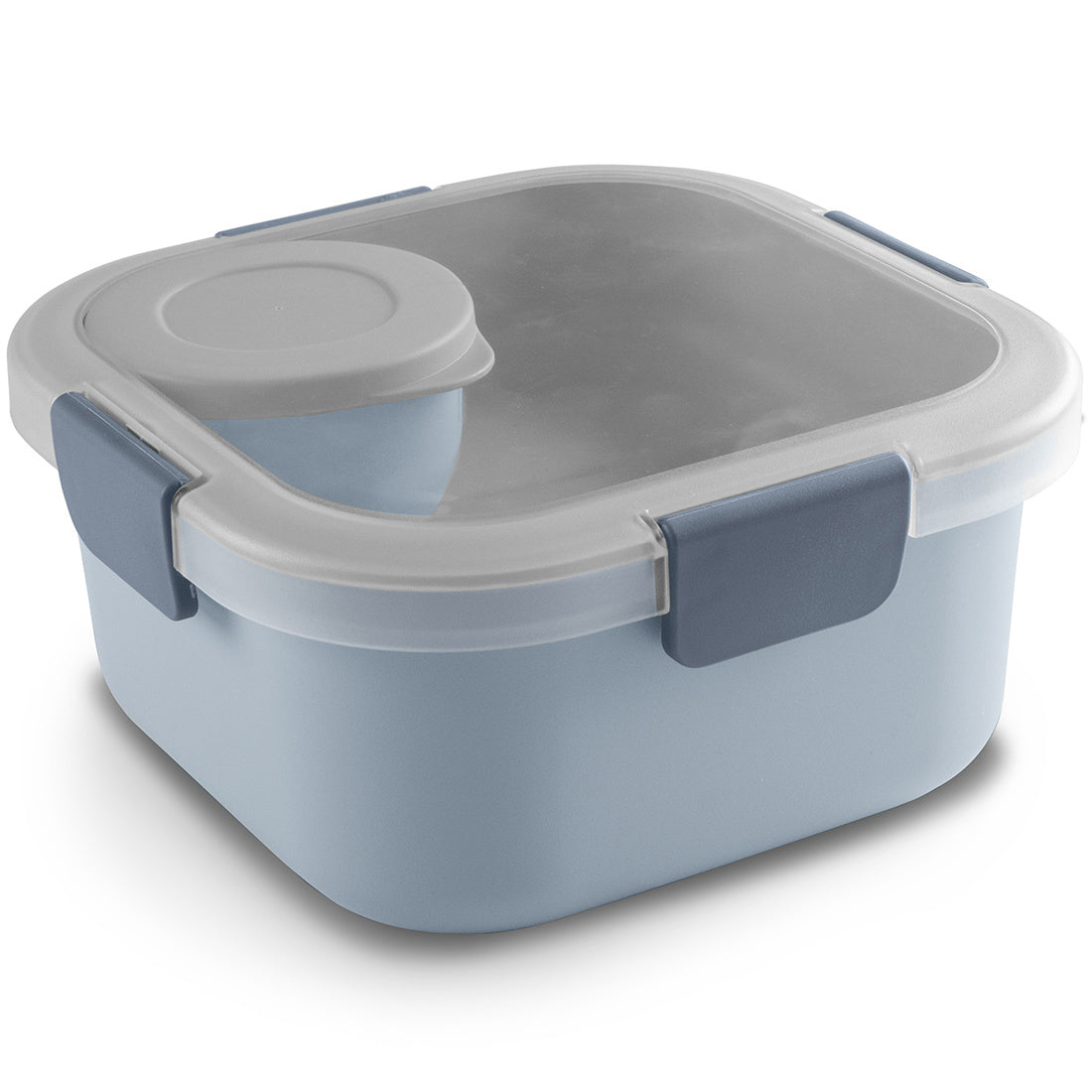 Sigma home Lunchbox 1,4 l, 17,7 × 17,7 × 8,7 cm, Kunststoff, Grau