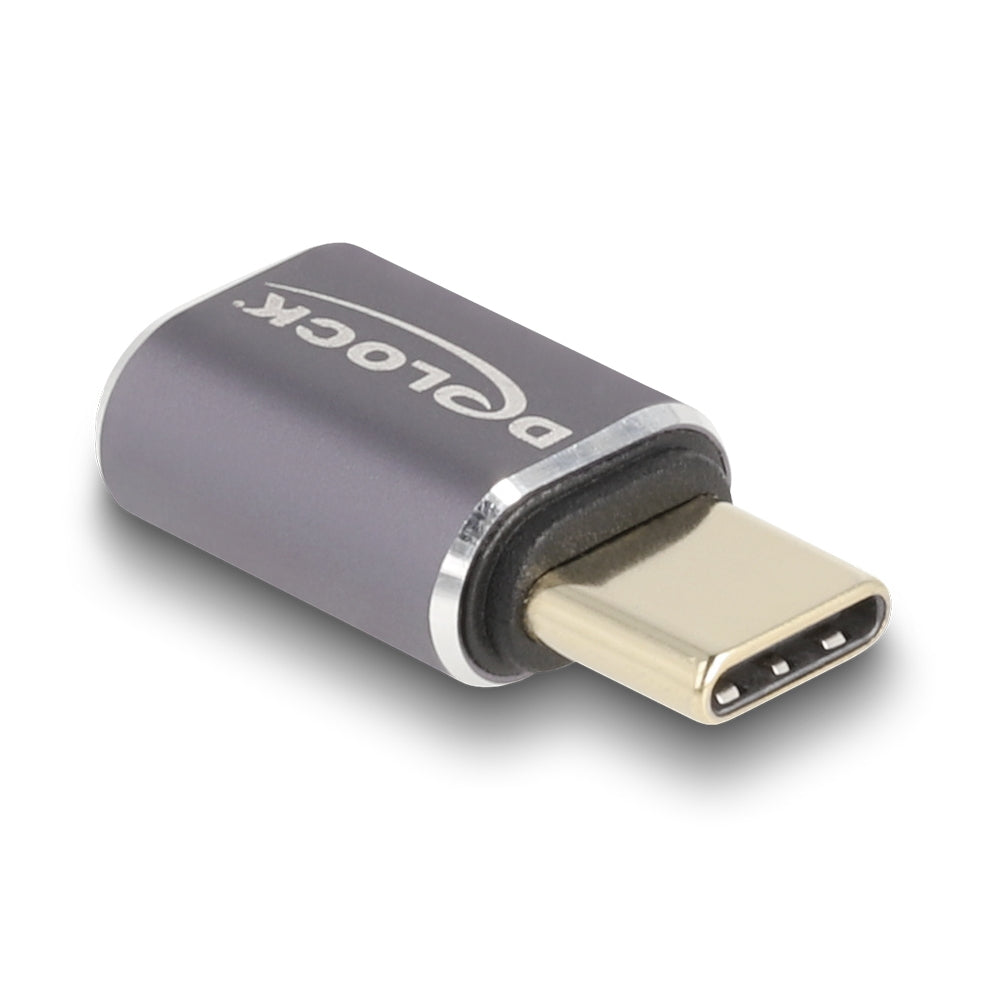 DeLOCK USB-C Adapter USB-C zu USB-C – 8K (7680 × 4320) @ 144 Hz, USB4 (40 Gbit/s) – für USB-C Geräte