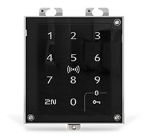 2N Zugangskontrollleser Access Unit 2.0 – 108 × 45 × 131 mm, schwarz, IP54