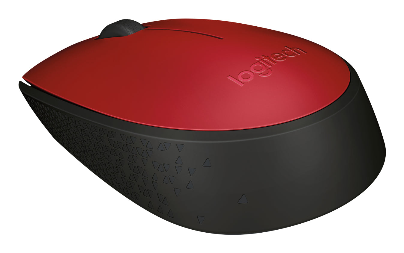 Logitech M171 Maus – Kabellos, Rot
