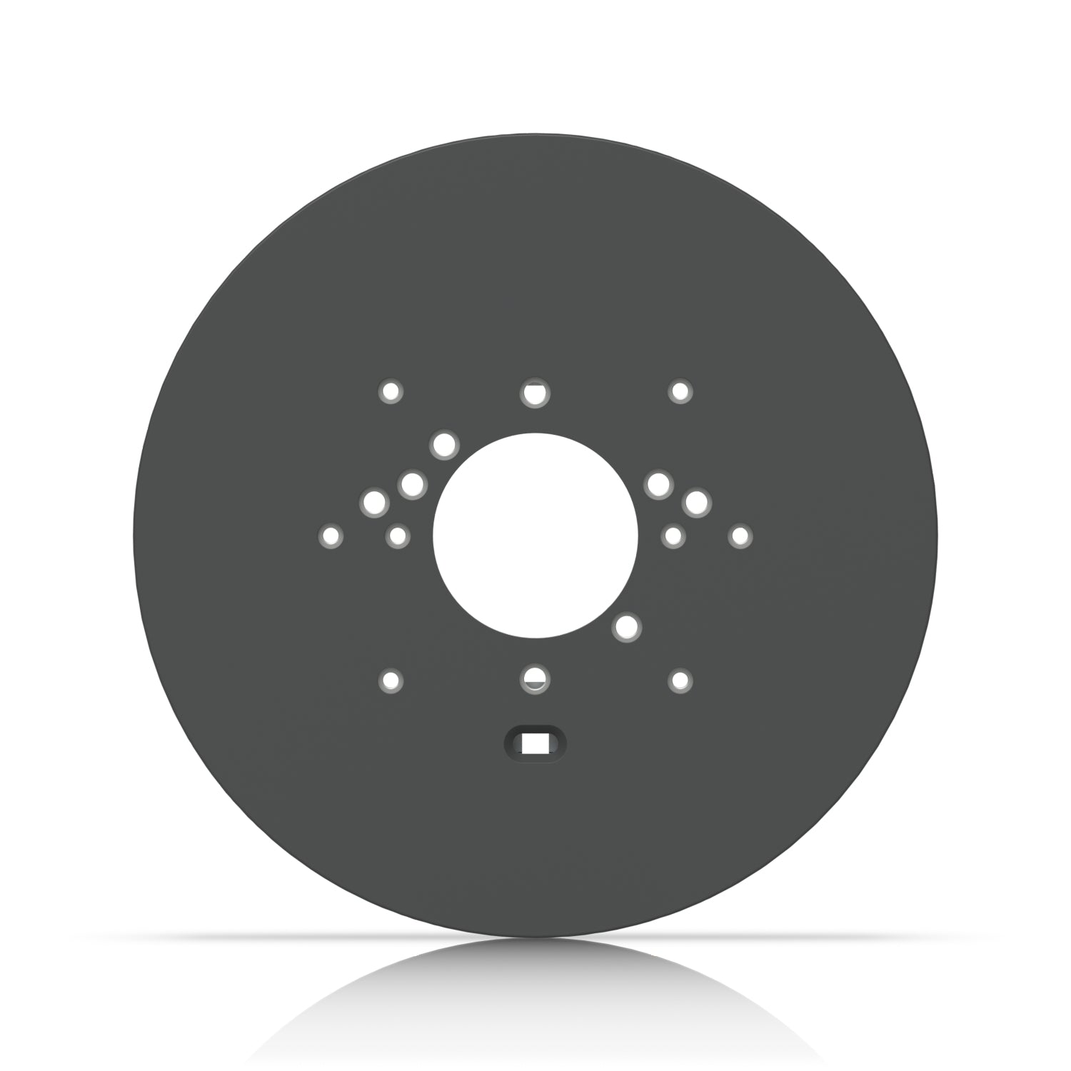 Ubiquiti Montageplatte – für UVC-AI-Dome, UVC-AI-Turret, UVC-AI-Pro und andere – Schwarz – Ø 140 mm, PC/Edelstahl