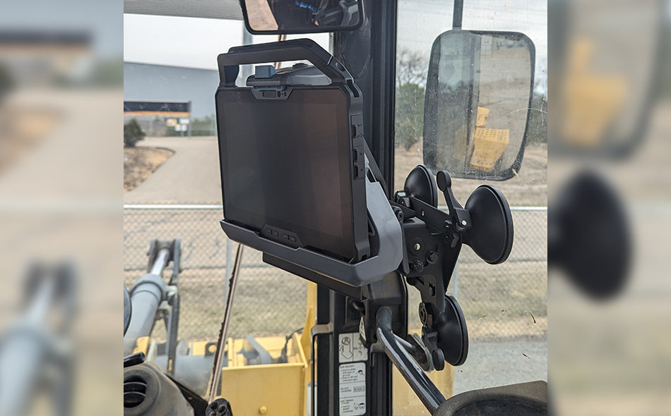 Gamber-Johnson 7170-1085 – Gerätehalterung (Tablet/Panel) – VESA 75×75 mm – Saugnapf – für Handhelds/Tablet