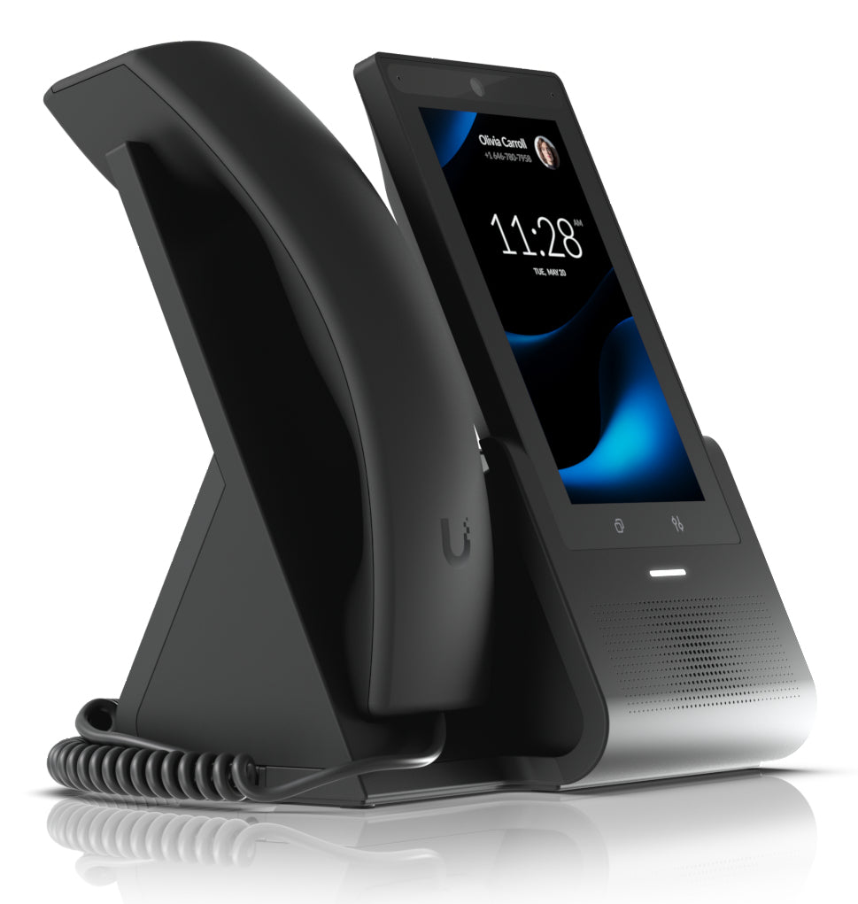 Ubiquiti UniFi Talk G3 Touch Pro – IP-Videotelefon, 5" Touch, WLAN/BT, Gigabit, PoE, für UniFi Talk, schwarz