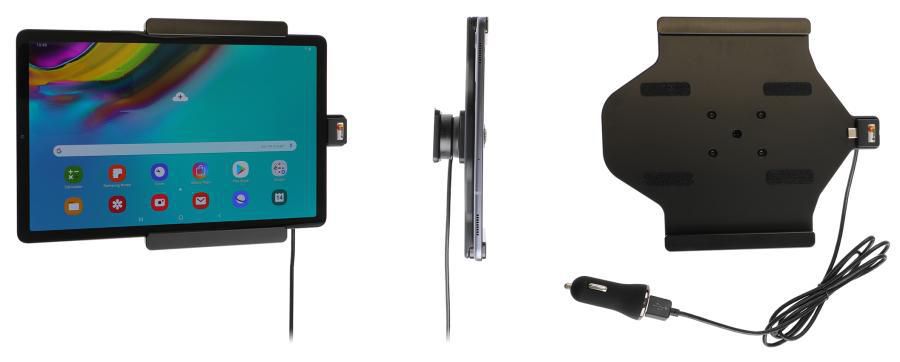 Brodit Aktive Tablet-Halterung für Samsung Galaxy Tab S5e 10,5" (SM-T720/SM-T725) – Quick Charge 2.0