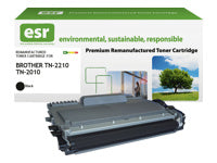 esr TN-2210BK BK Schwarzer Toner – Kompatibel – 1'200 Seiten – für Brother